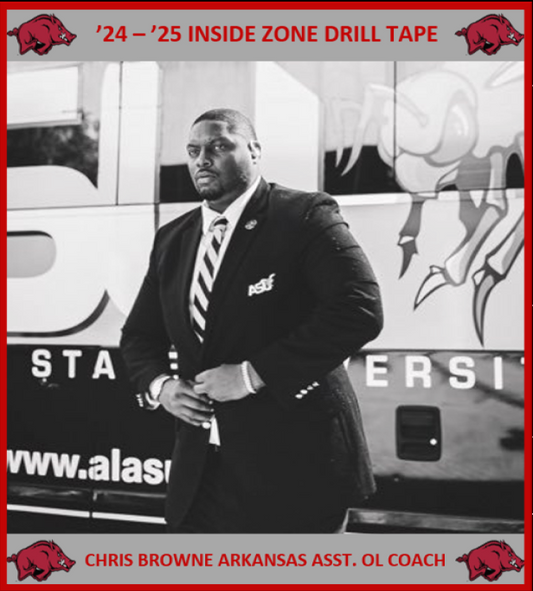 '24 - '25 INSIDE ZONE DRILL TAPE (AFCA PRES. HIGHLY REQUESTED)